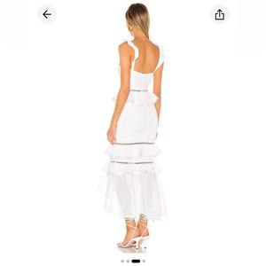 NBD white dress size Medium